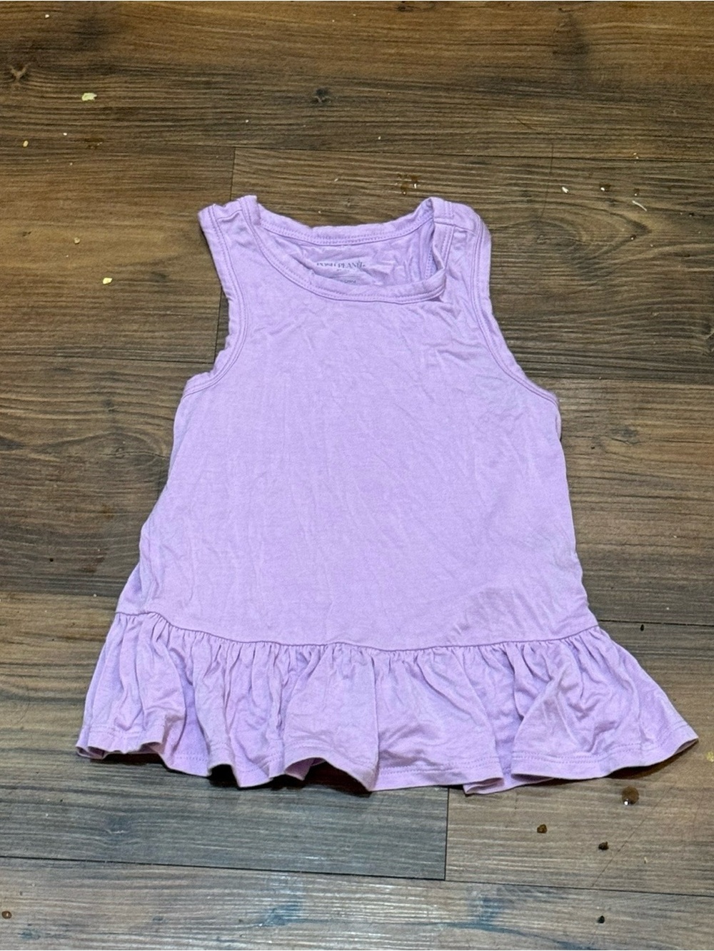 Posh Peanut Lavender Ruffle Tank Top